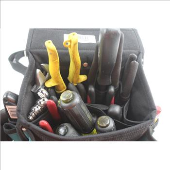 Hand Tools In Cordura Tool Bag; 8+ Pieces