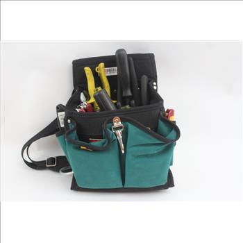 Hand Tools In Cordura Tool Bag; 8+ Pieces