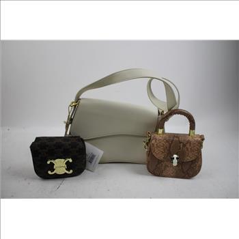 Handbags Bulk Lot With Red JLO Wallet, 8 Pieces