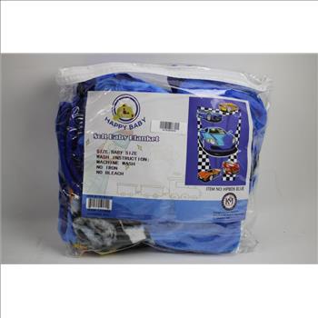 Happy Baby Race Car Soft Baby Blanket