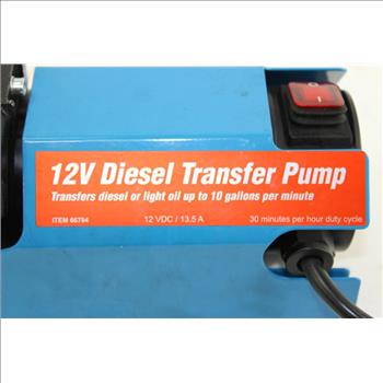 Harbor 12V Diesel Transfer Pump