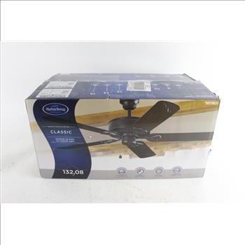 Harbor Breeze Classic Black Finish Ceiling Fan