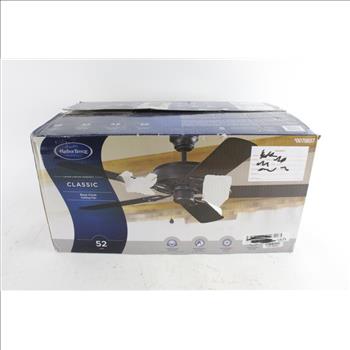 Harbor Breeze Classic Black Finish Ceiling Fan