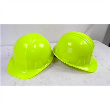 Hard Hats, Lime, 2 Pieces