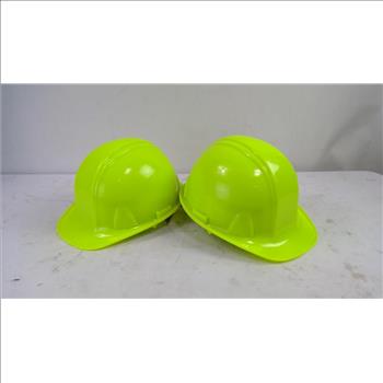 Hard Hats, Lime, 2 Pieces