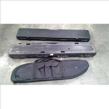 Hard Rifle Case , Soft Rifle Bag, 3 Pieces