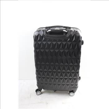 Hard Shell Hex Design 4 Wheel Carry-on