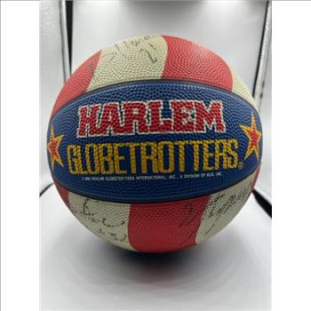 Harlem Globetrotters Autographed Basketball