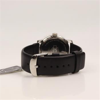 Harley Davidson Bulova Bar And Shield Leather Watch