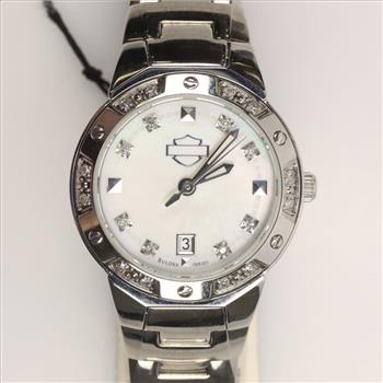 Harley Davidson Bulova Diamond Watch