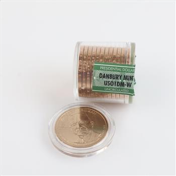 Harry S. Truman Danbury Mint UNC Presidential Collector Roll Plus Bonus Coins, 13 Coins