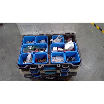 Hart 3 Tier Tool Storage Boxes W Misc Tools