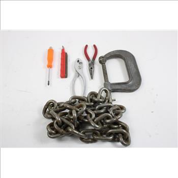 Hart Backpack With Chain, Bolts, Screwdrivers And More, 10+ Pieces