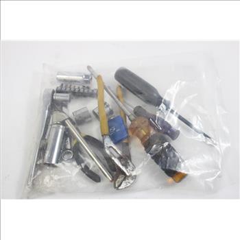 Hart Backpack With Chain, Bolts, Screwdrivers And More, 10+ Pieces