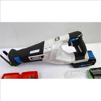 HART Reciprocating Saw, Milwaukee Drill Bits, And More, 4 Pieces