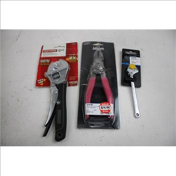 HART, Stanley, Craftsman, And More Wrenches, Pliers, Ratchets, 6 Pieces