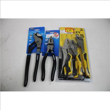 HART, Stanley, Craftsman, And More Wrenches, Pliers, Ratchets, 6 Pieces