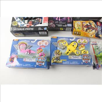 Hasbro Mega Optimus Prime Transformer And More, 9 Pieces