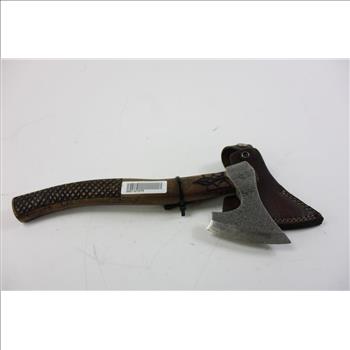 Hatchet With Leather Sheath