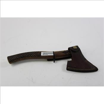 Hatchet With Leather Sheath
