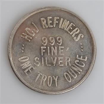 HCJ Refiners Fine Silver 1 Troy Oz Round