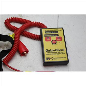 HD Electric Company Quick Check Transformer & Capacitor Tester
