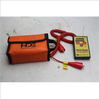HD Electric Company Quick Check Transformer & Capacitor Tester