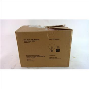 HDsupply G25 Bulb 40W Medium, 24 Pack