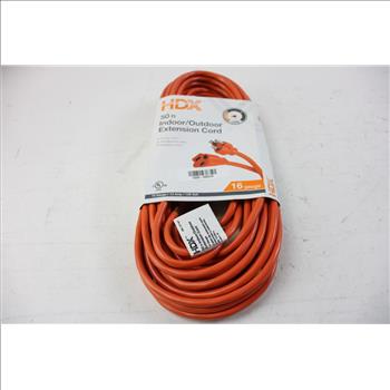 HDX 50 FT Indoor/ Outdoor Extension Cord