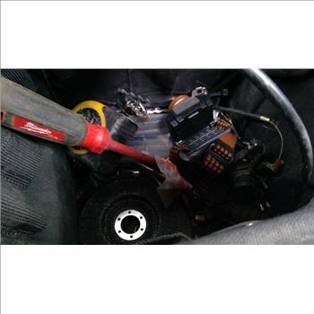 Headlamp, Stanley 16' Tape Measure, Grinder Discs, And More In Greenlee Tool Bag