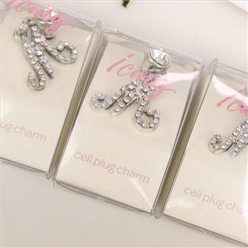 Headphone Jack Cell Phone Plug Charms, 7 Pieces