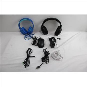 Headphones & Mouse Lot