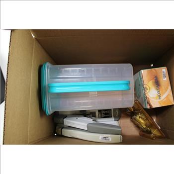 Heavy Duty Staplers, Doorknobs, Mini Griddle, Pantry Storage Food Container, 5 Pieces