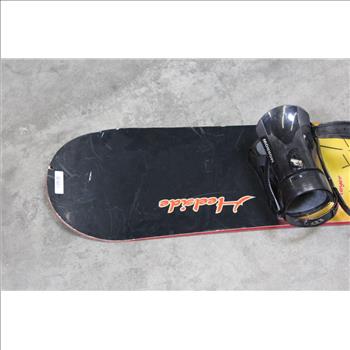 Heelside Slayer Snowboard With Bindings