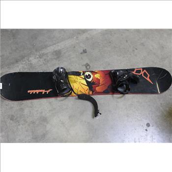 Heelside Slayer Snowboard With Bindings