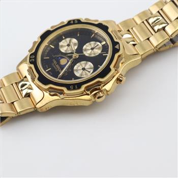 Helbros Black Dial Chronograph Watch