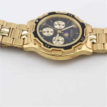 Helbros Black Dial Chronograph Watch