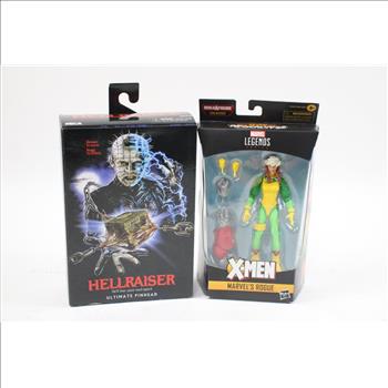 Hellraiser Ultimate Pinhead, Marvel Legends Rogue, Gargoyles Goliath Action Figure, 3 Pieces