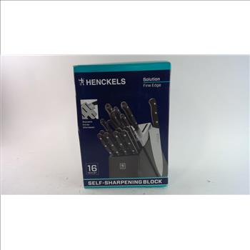 Henckels Knife Set With Self Sharpening Block