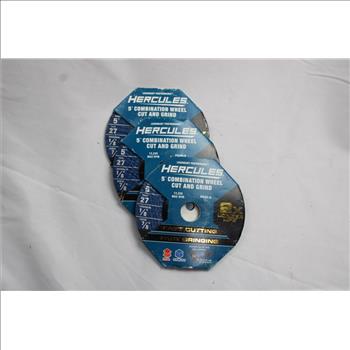 Hercules 5in Combination Wheel Cut And Grind