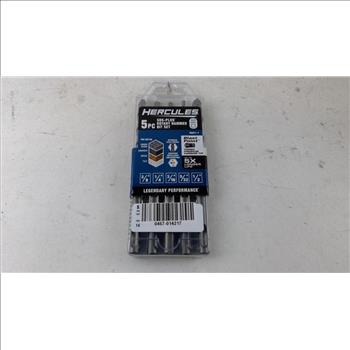 Hercules 5pc SDS-Plus Rotary Hammer Bit Set