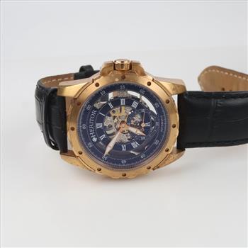 Heritor Automatic Armstrong Skeleton Watch