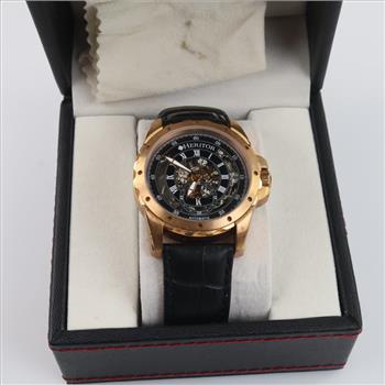 Heritor Automatic Armstrong Skeleton Watch