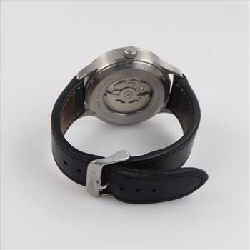 Heritor Becker Automatic Leather Band