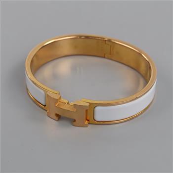 Hermes Clic H Gold Plated Bracelet