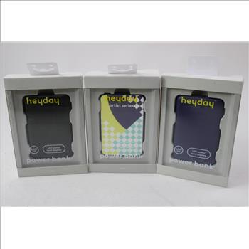 Heyday, Power Bank, 3 Pieces