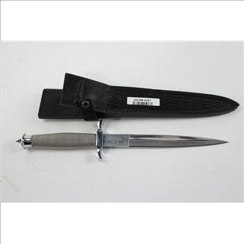 Hibben Knives Dagger With Leather Sheath
