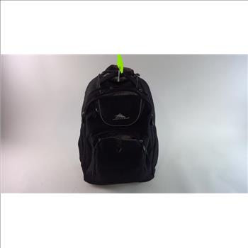 High Sierra Backpack With Assorted Cables And More