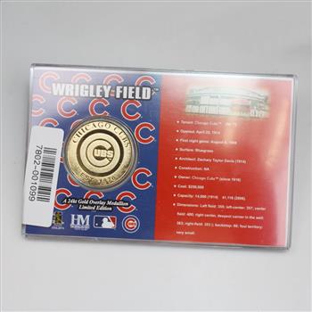 Highland Mint Chicago Cubs Wrigley Field Medallion