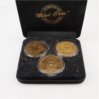 Highland Mint Dallas Cowboys Brass Tokens LE Set